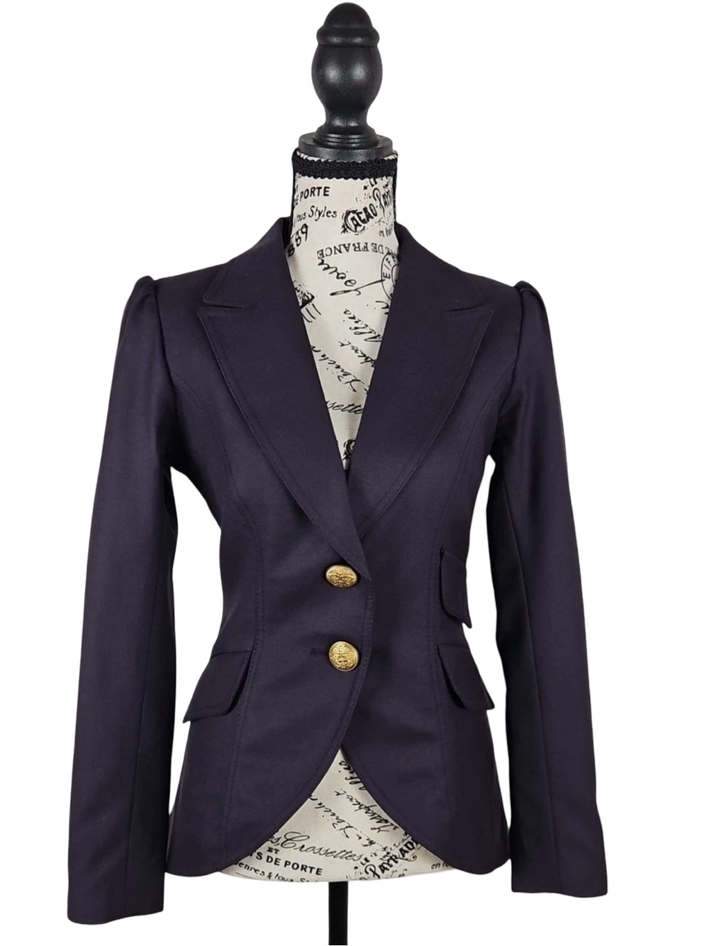 Smythe Navy Blazer with Gold Buttons